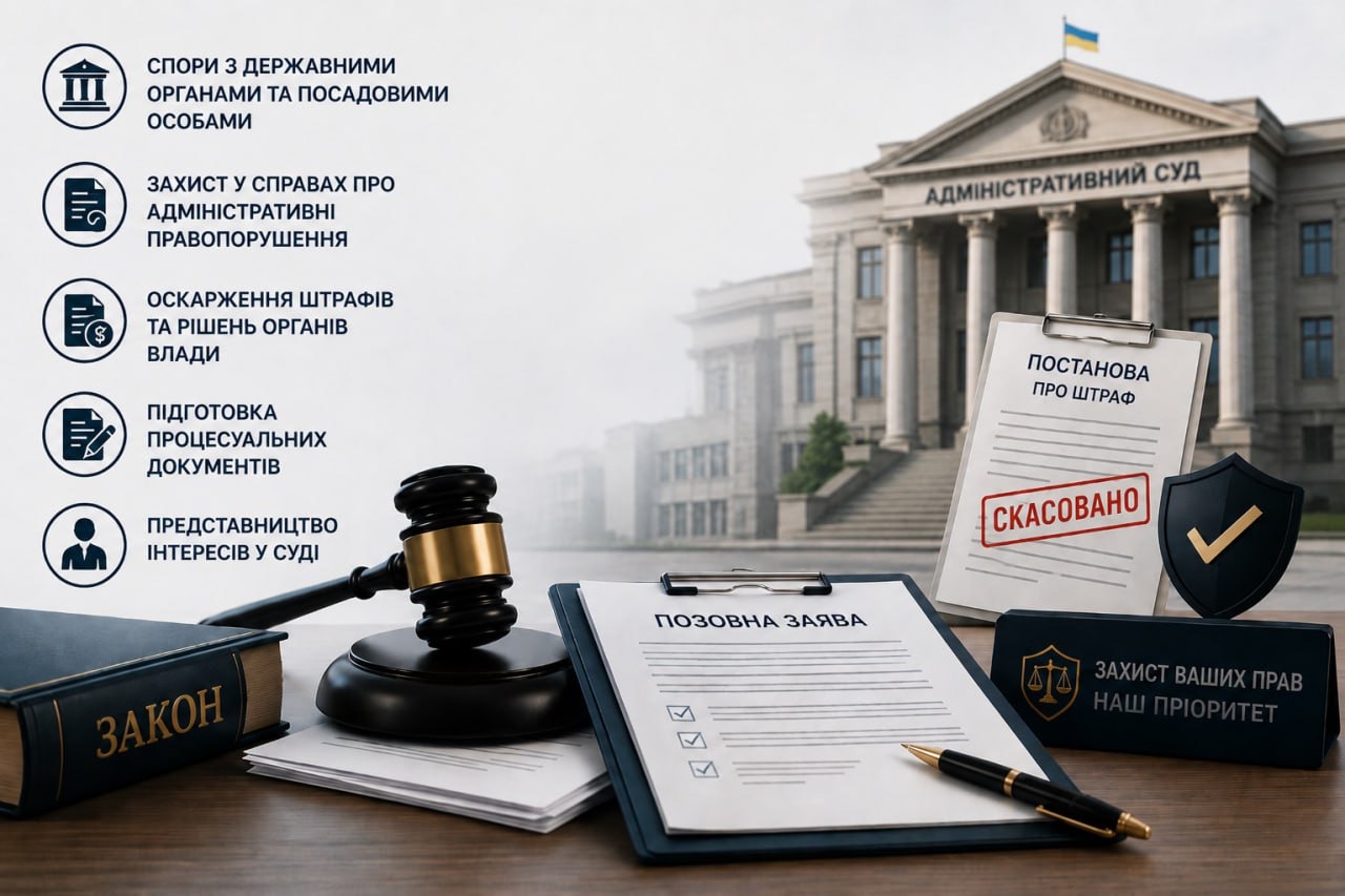 Адміністративне право — супровід спорів із державними органами